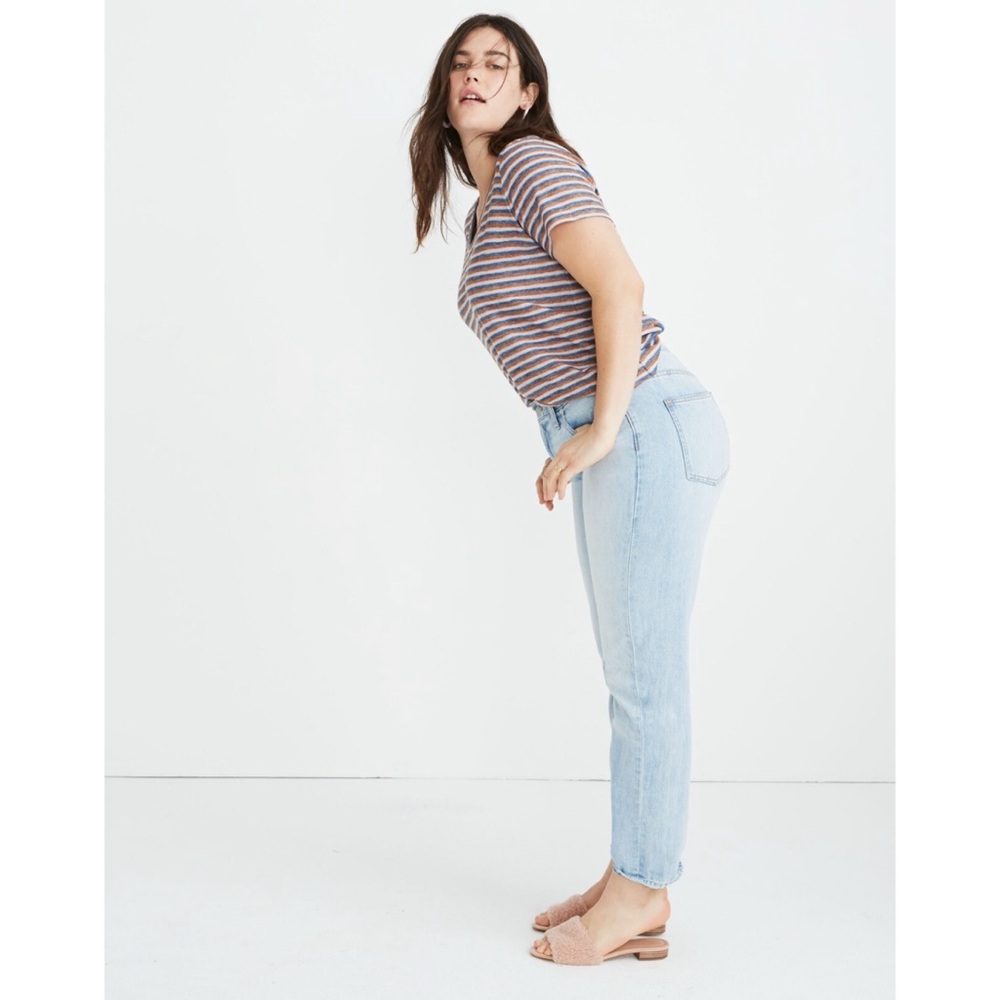 Madewell The Perfect Vintage Jean in Fitzgerald Wash *** CROPPED RAW HEM *** - Picture 1 of 11